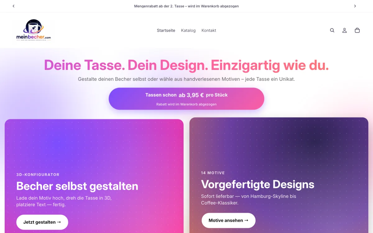 Website-Vorschau meinbecher.com