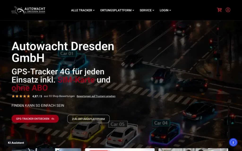 Website-Vorschau Auto Wacht