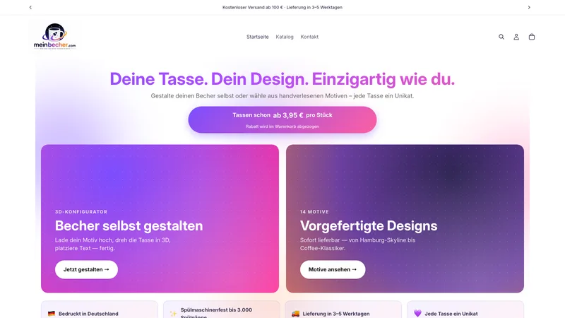 Website-Vorschau meinbecher