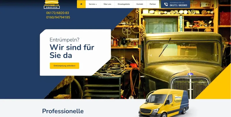 Website-Vorschau Picobello Service